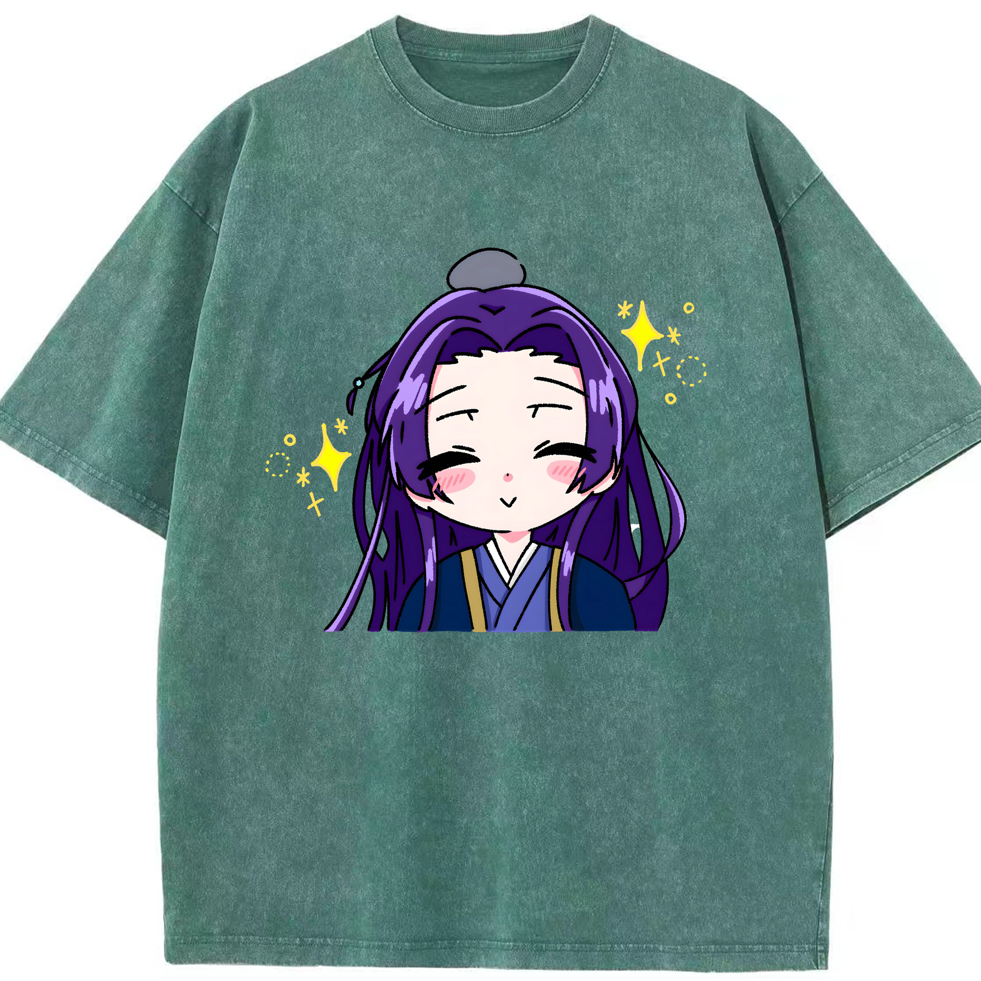 （画像用） 薬屋のひとりごと The Apothecary Diaries 綿100% ヴィンテージ風 半袖Tシャツ（フロントプリント）
